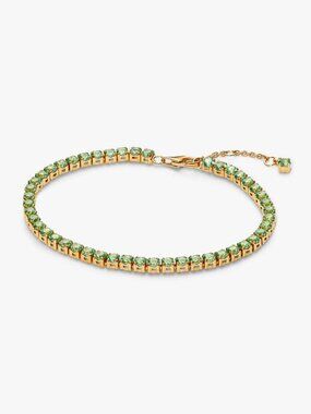 Pandora Sparkling Green Tennis Bracelet